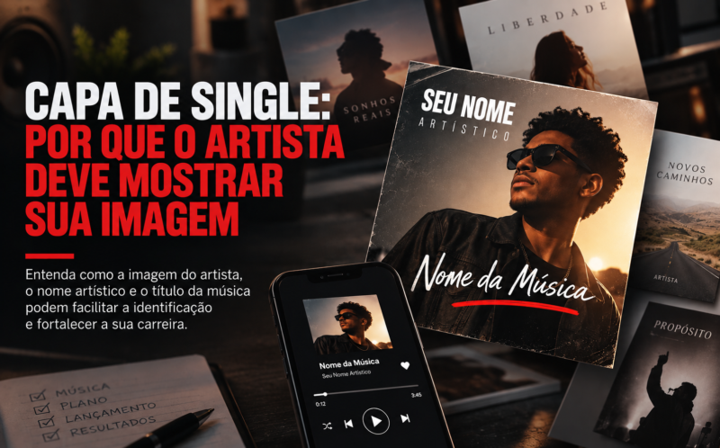 Capa de single: por que o artista deve mostrar sua imagem